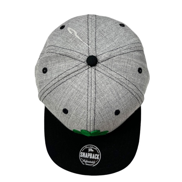 NWOT Boston Shamrock 3D Embroidered Flat Brim Hat Contrast Stitch Wool Blend - Picture 7 of 12